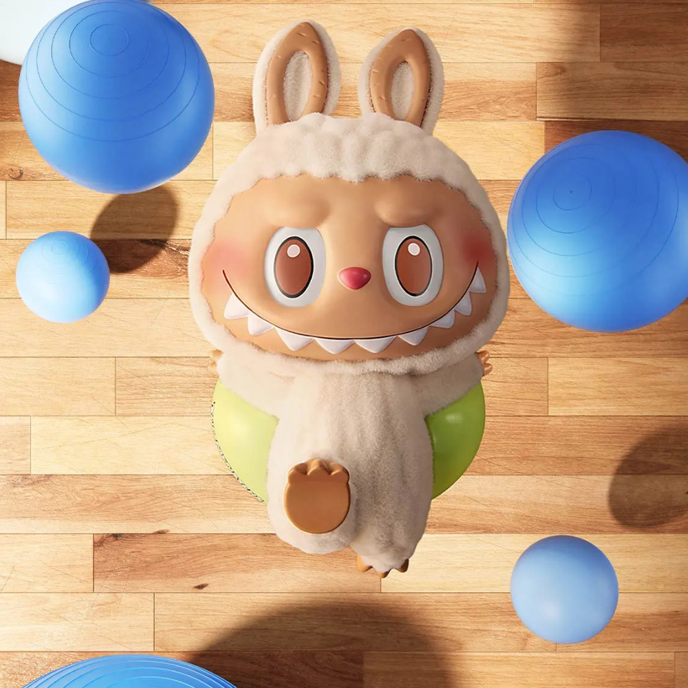 POP MART Figurine Labubu Yoga Zen en Boîte Surprise Collection Lazy Yoga The Monsters Édition Limitée by POP MART INTERNATIONAL GROUP LIMITED