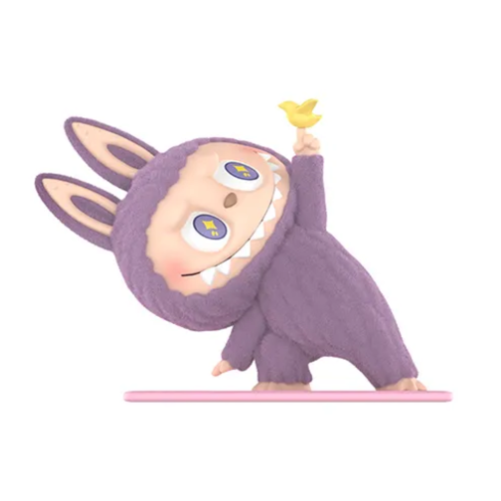 POP MART Figurine Labubu Yoga Zen en Boîte Surprise Collection Lazy Yoga The Monsters Édition Limitée by POP MART INTERNATIONAL GROUP LIMITED