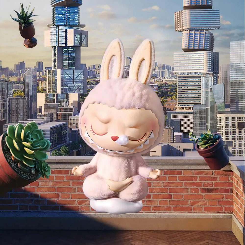 POP MART Figurine Labubu Yoga Zen en Boîte Surprise Collection Lazy Yoga The Monsters Édition Limitée by POP MART INTERNATIONAL GROUP LIMITED