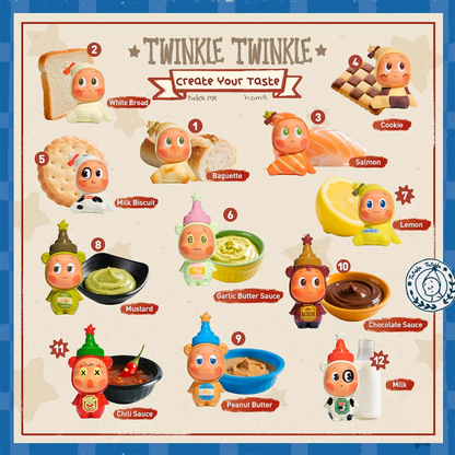 Pop Mart Twinkle Twinkle Create Your Taste Édition Limitée Figurine Boîte Mystère Collection Desserts Fantaisie by POP MART INTERNATIONAL GROUP LIMITED