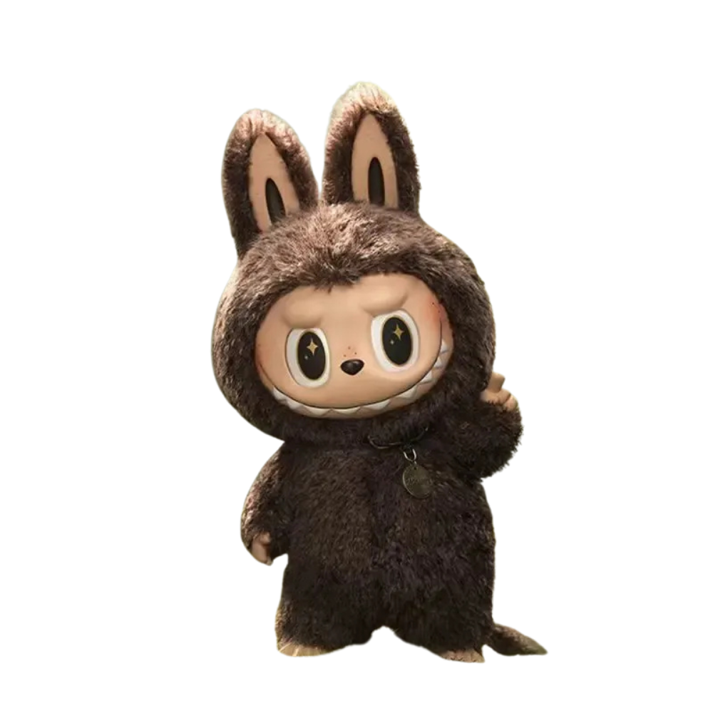 Labubu Zimomo Brun Blanc Mon Labubu