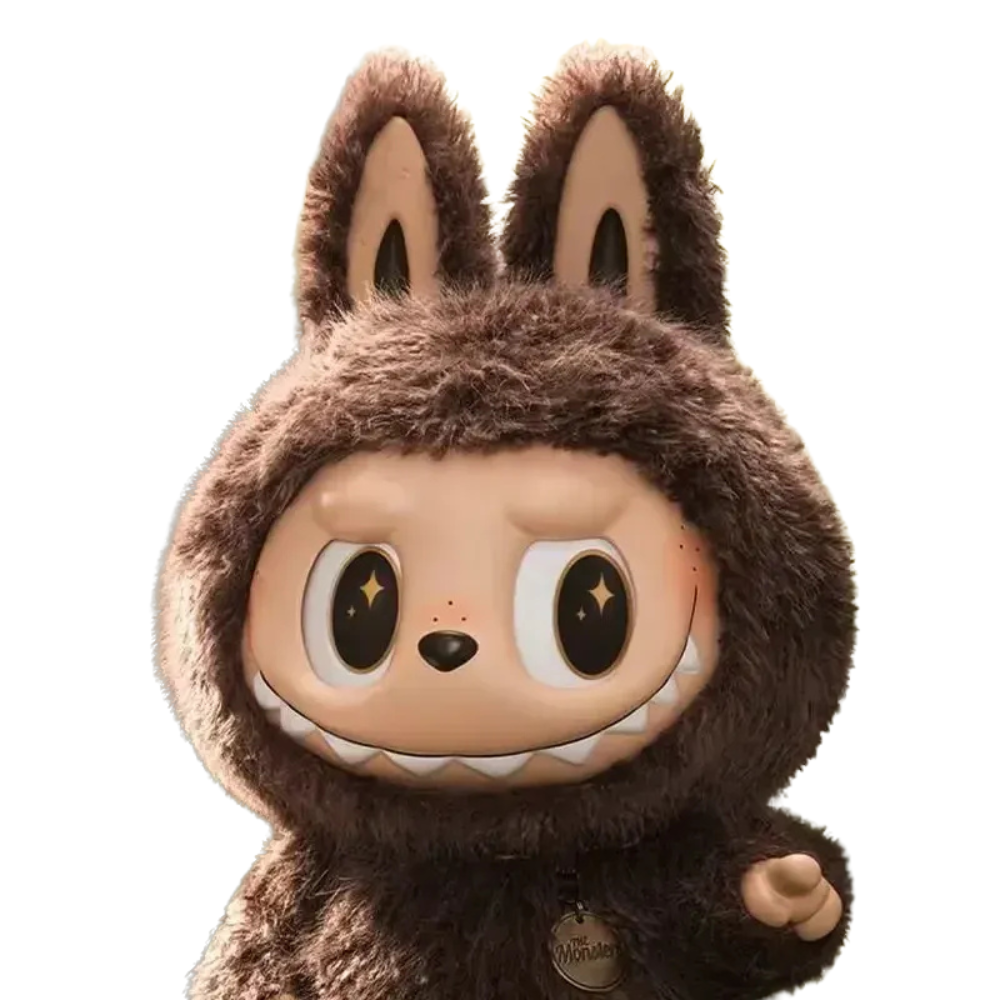 Labubu Zimomo Brun Blanc Mon Labubu