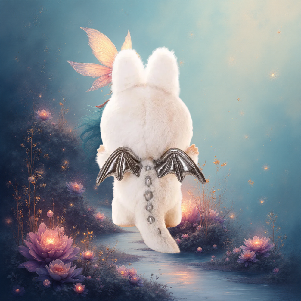 Labubu Zimomo Brun Blanc Mon Labubu