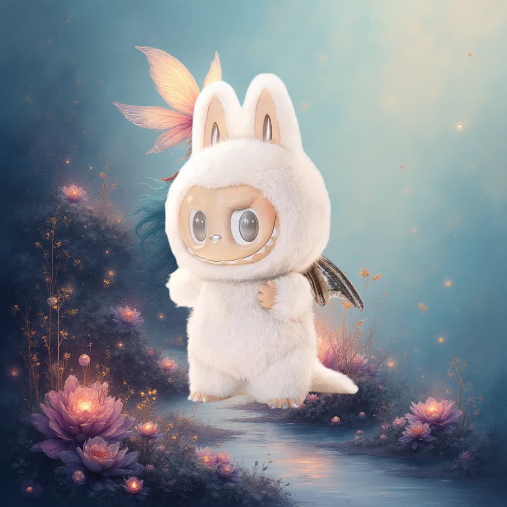 Labubu Zimomo Brun Blanc Mon Labubu