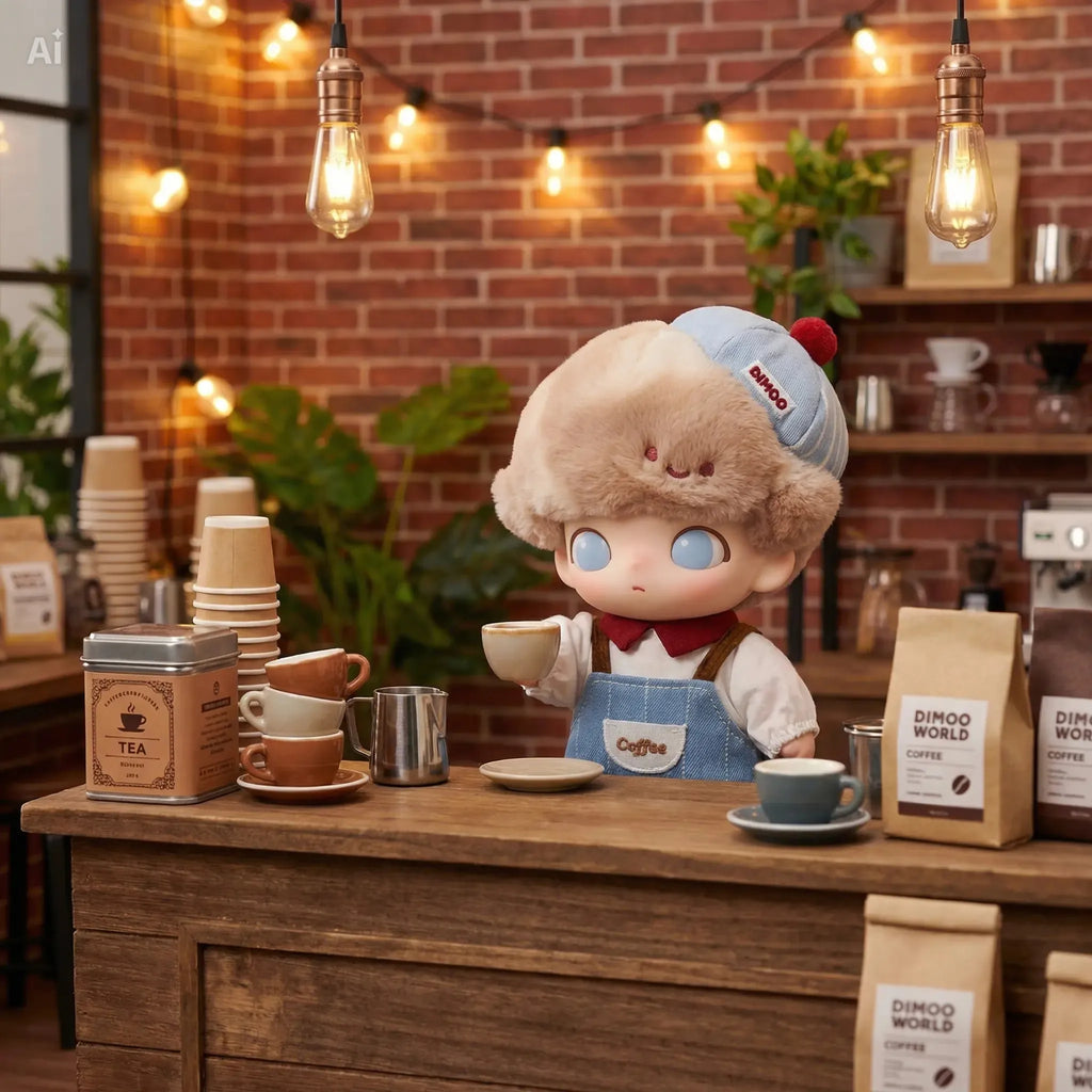 Vinyl-Plüsch – DIMOO Crush on Coffee – Blister Pack