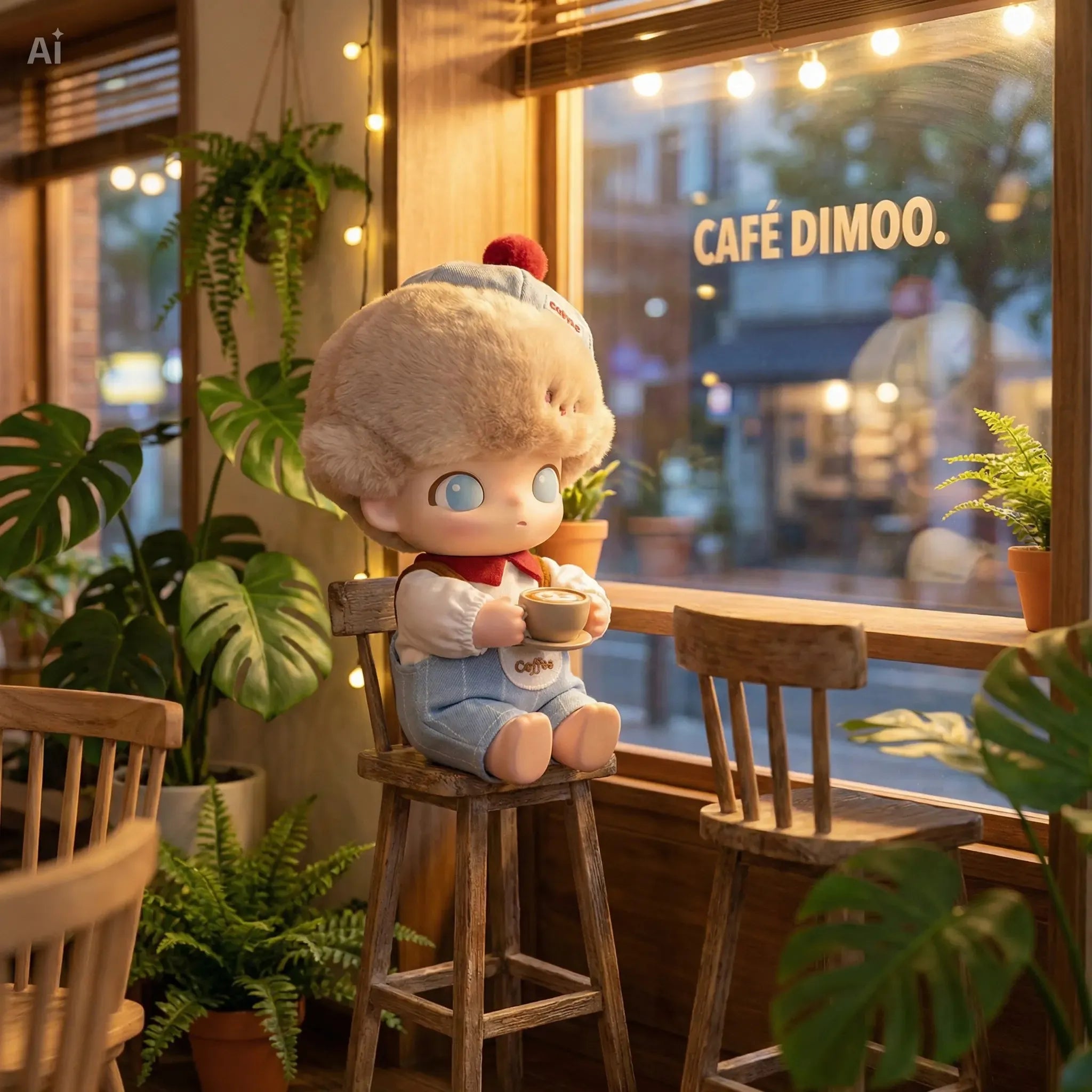 Vinyl-Plüsch – DIMOO Crush on Coffee – Blister Pack