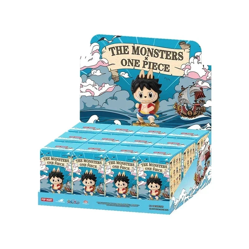 POP MART THE MONSTERS X One Piece Series Blind Box Toys Kawaii Anime Figure Surprise Mystery Box Dolls Girls Gift