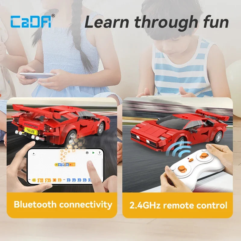 Cada 1:20 RC Voiture De Course En Blocs De Construction Ville Technologique Édition Limitée by Mon Labubu