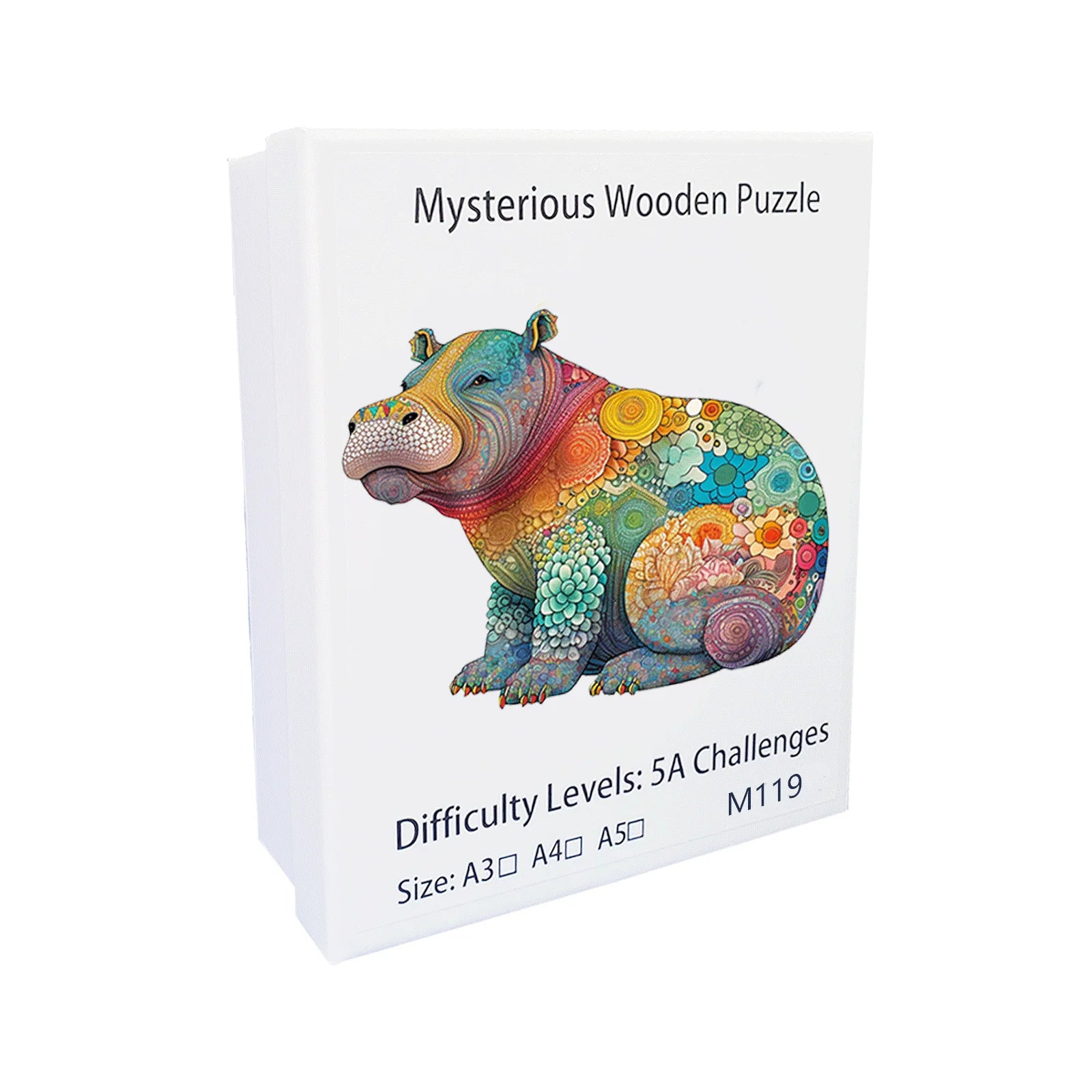Holzpuzzle – Tiersilhouetten – 3D Kreativer Zuschnitt
