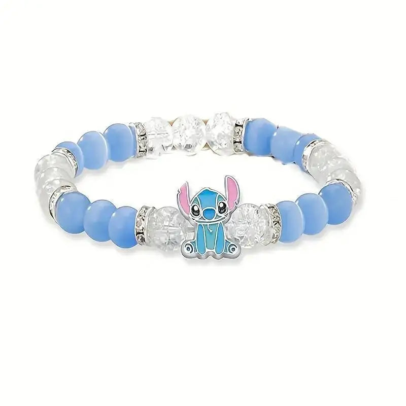 MINISO – Stitch & Angel Crystal Bead Accessories – Accessoire Amitié Disney