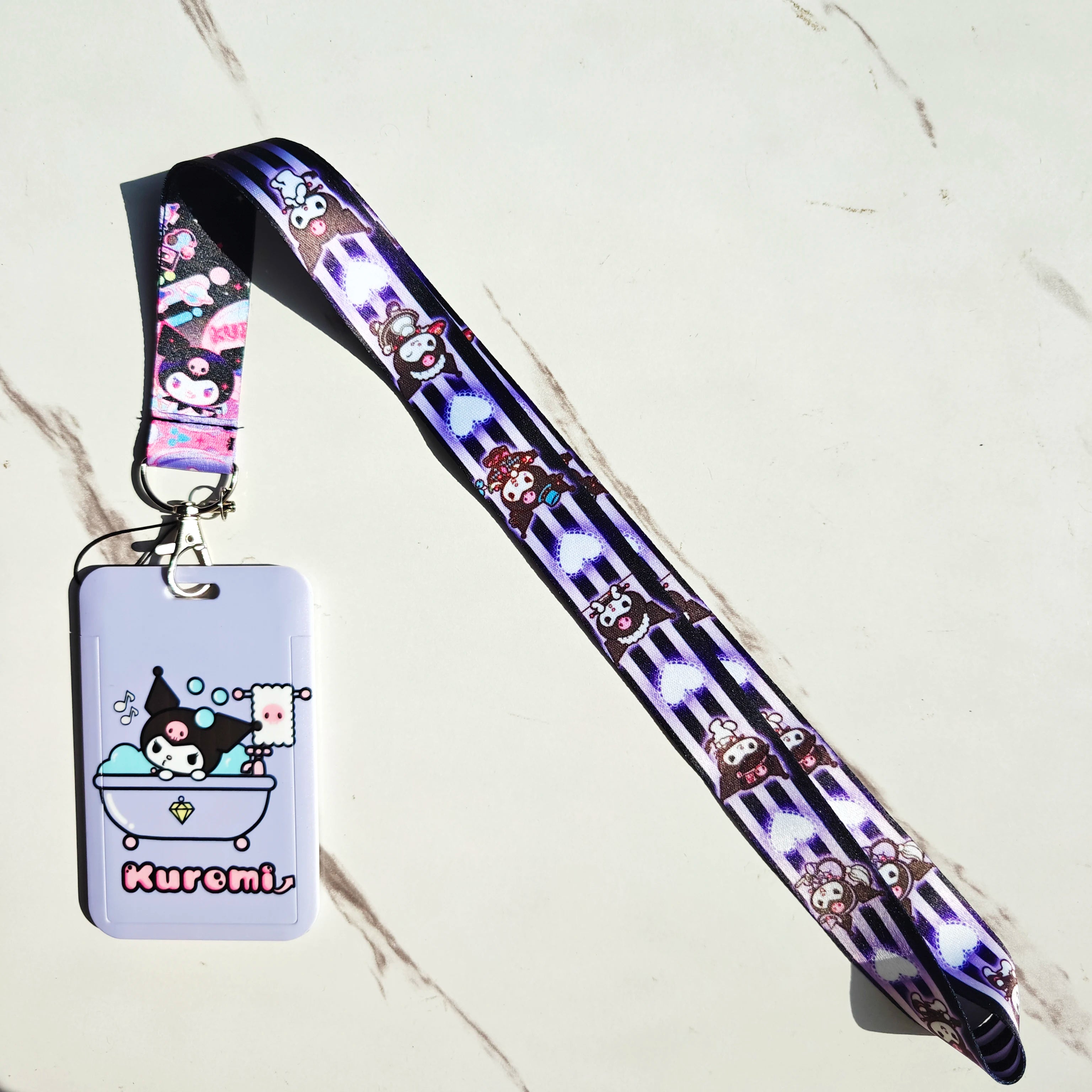 Anime Schlüsselband mit Ausweishalter – Multifunktionale Lanyard zum Umhängen