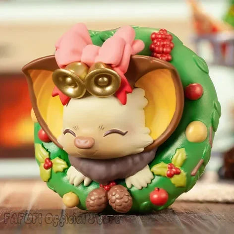 POP MAR Yoki série de noël boîte aveugle jouets boîte aveugle jouets boîte mystère mystère Caixa figurine d'action…