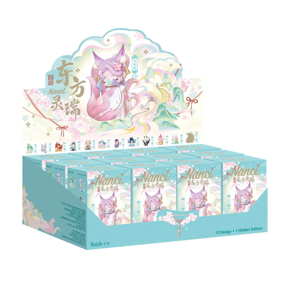 Robotime Rolife Nanci auspiieux esprit oriental bête boîte aveugle figurines d'action poupée jouets boîte Surprise…