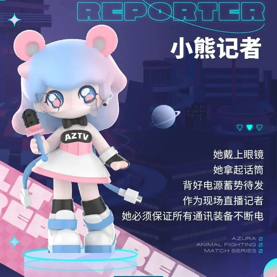 Pop Mart véritable Azura série de sport animale boîte aveugle boîte mystère originale jouets poupée mignon Anime…