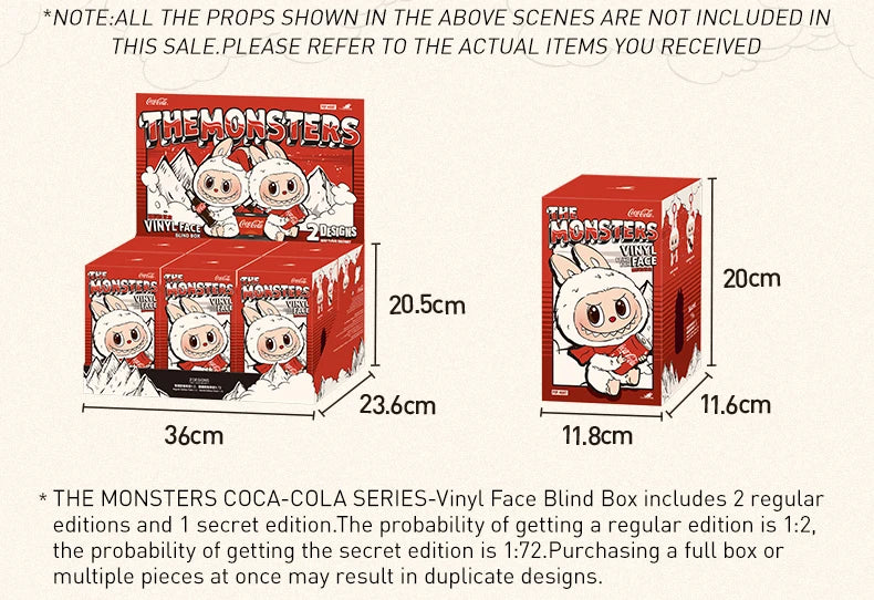 POP MART - Labubu Coca Cola Porte-clé Peluche Blind Box (au choix ou aléatoire)