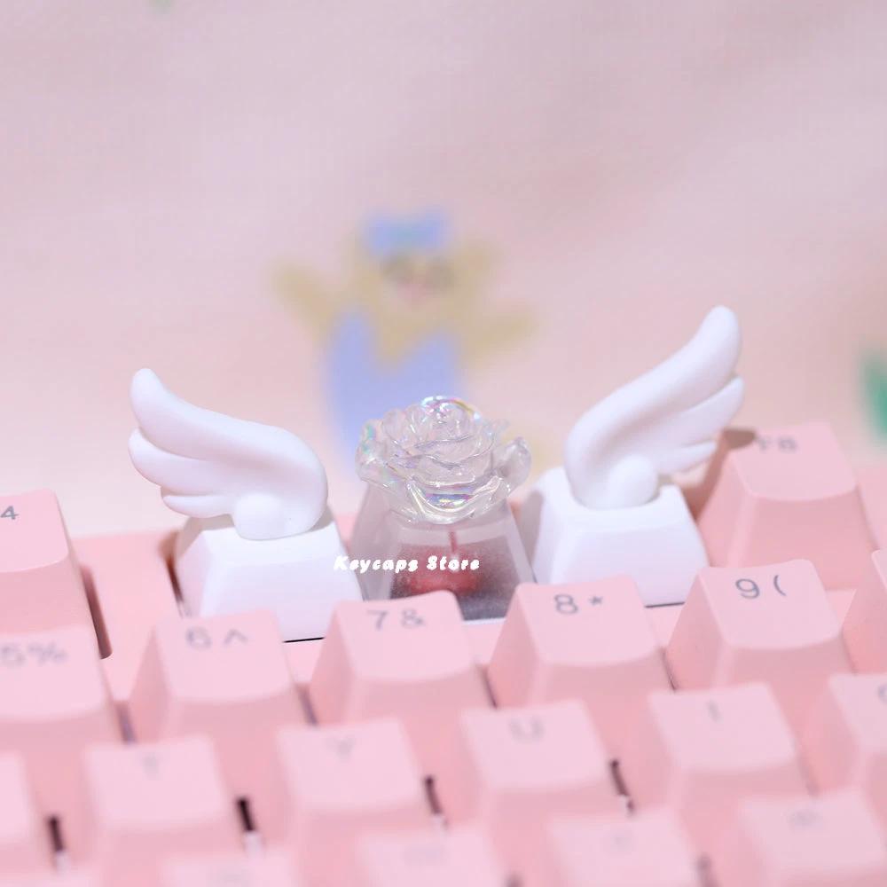 3D wing keycaps for mechanical keyboards