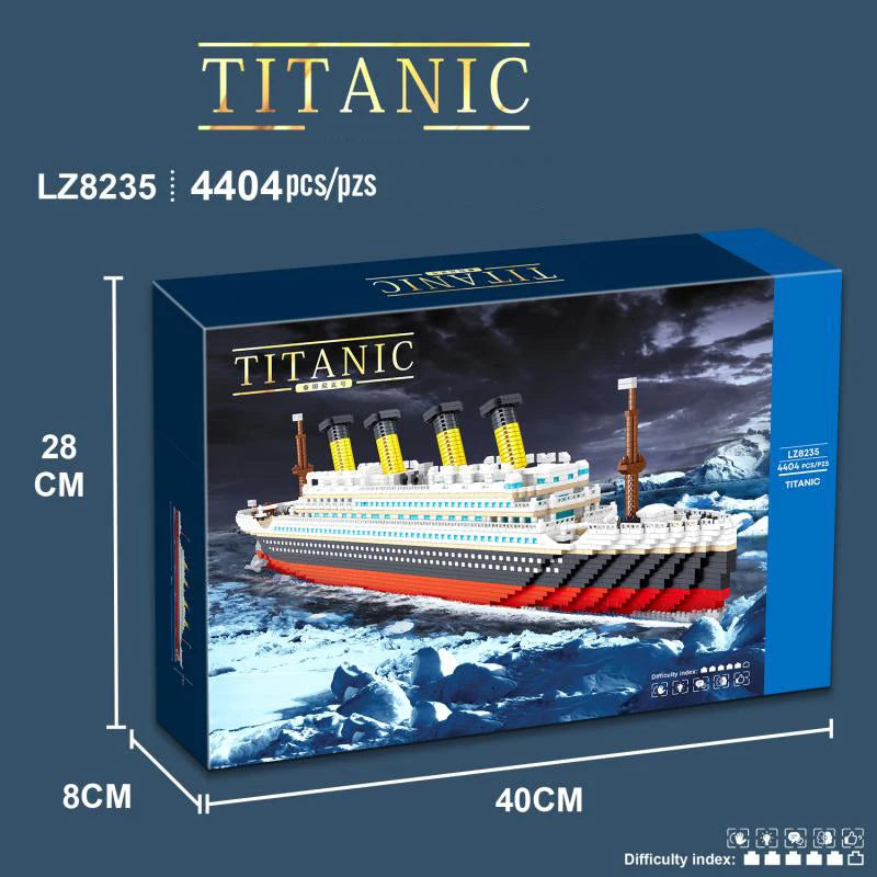 Titanic Croisière Édition Prestige Briques Miniatures Pour Enfants Somptueuse Construction 4 404 Pièces by Mon Labubu