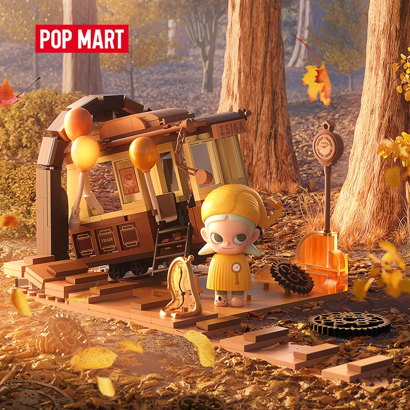 POP MART Zsiga Walking Into The Forest Series Block Figures POPMART Block Limited à 2 pièces par commande
