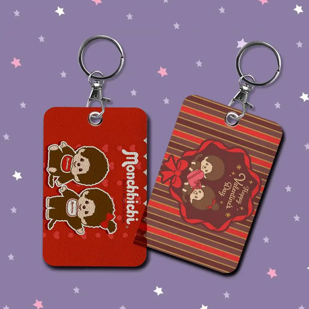 Monchhichi Porte-cartes avec Porte-clés