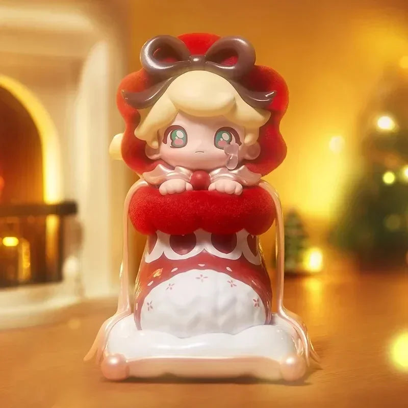 POP MART AZURA série de noël chaude véritable boîte aveugle jouets Kawaii Anime figurine Surprise boîte mystère…