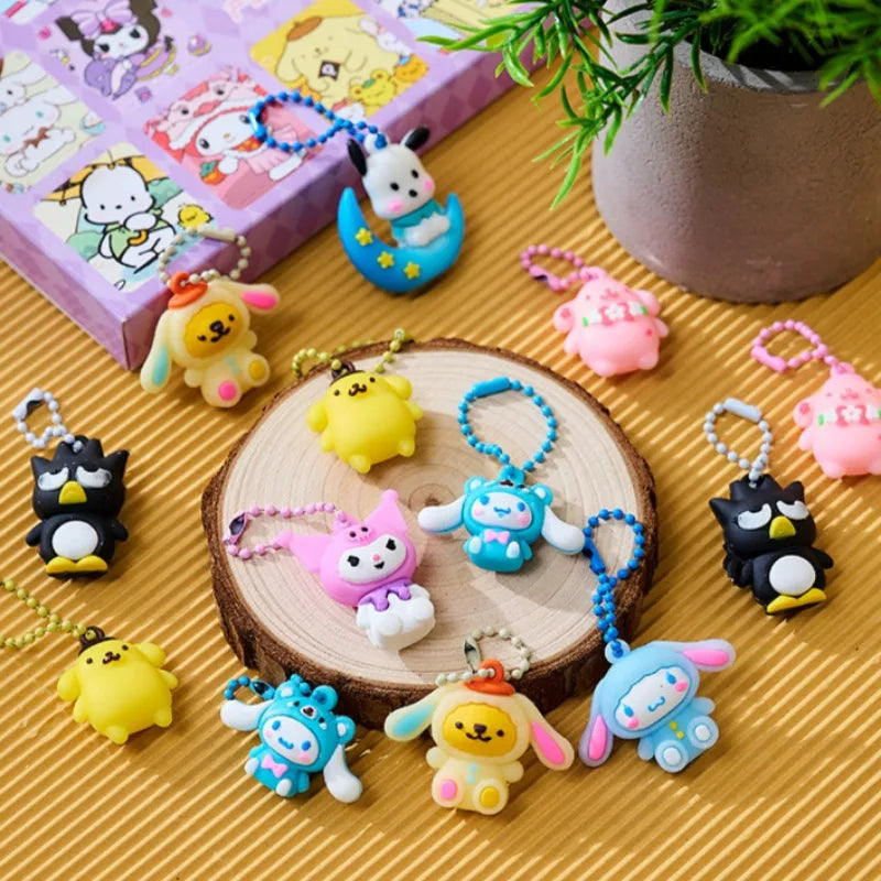 Sanrio Coffret Figurines Hello Kitty Kuromi Melody Collection Exclusif Coffret Cadeau by Sanrio