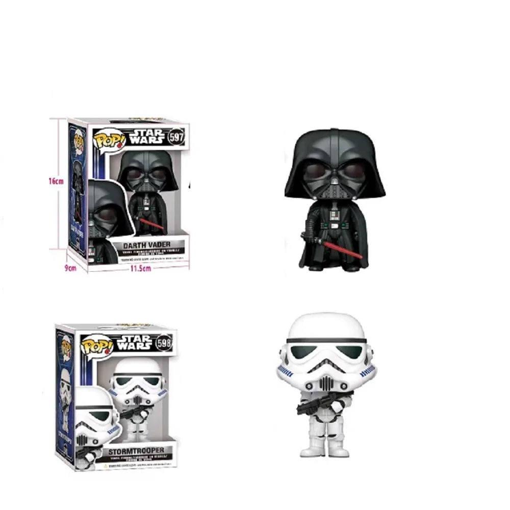 BANDAI Star Wars Star Wars nouveau classique dark vador Stormtrooper logistique Action peinture jouet décorations décorer les enfants