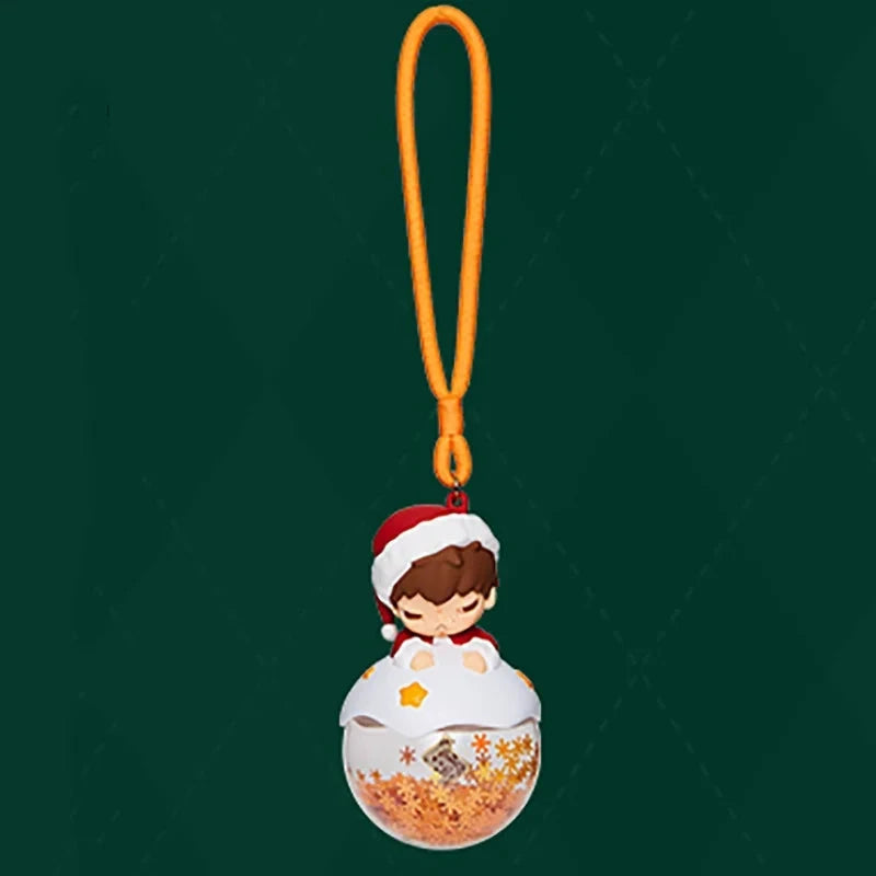 Pop Mart „Apple Of My Eye“ – Leuchtende Weihnachtsdekoration mit tiefrotem Band