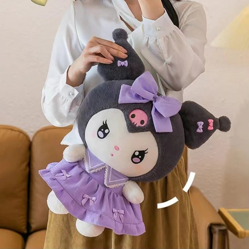 Kuromi Plüschtier Lila Kleid – Sanrio Melody Kawaii 30cm