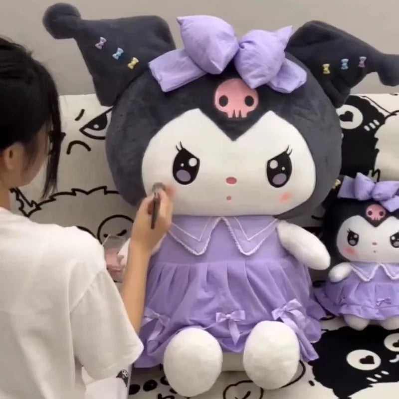 Kuromi Plüschtier Lila Kleid – Sanrio Melody Kawaii 30cm