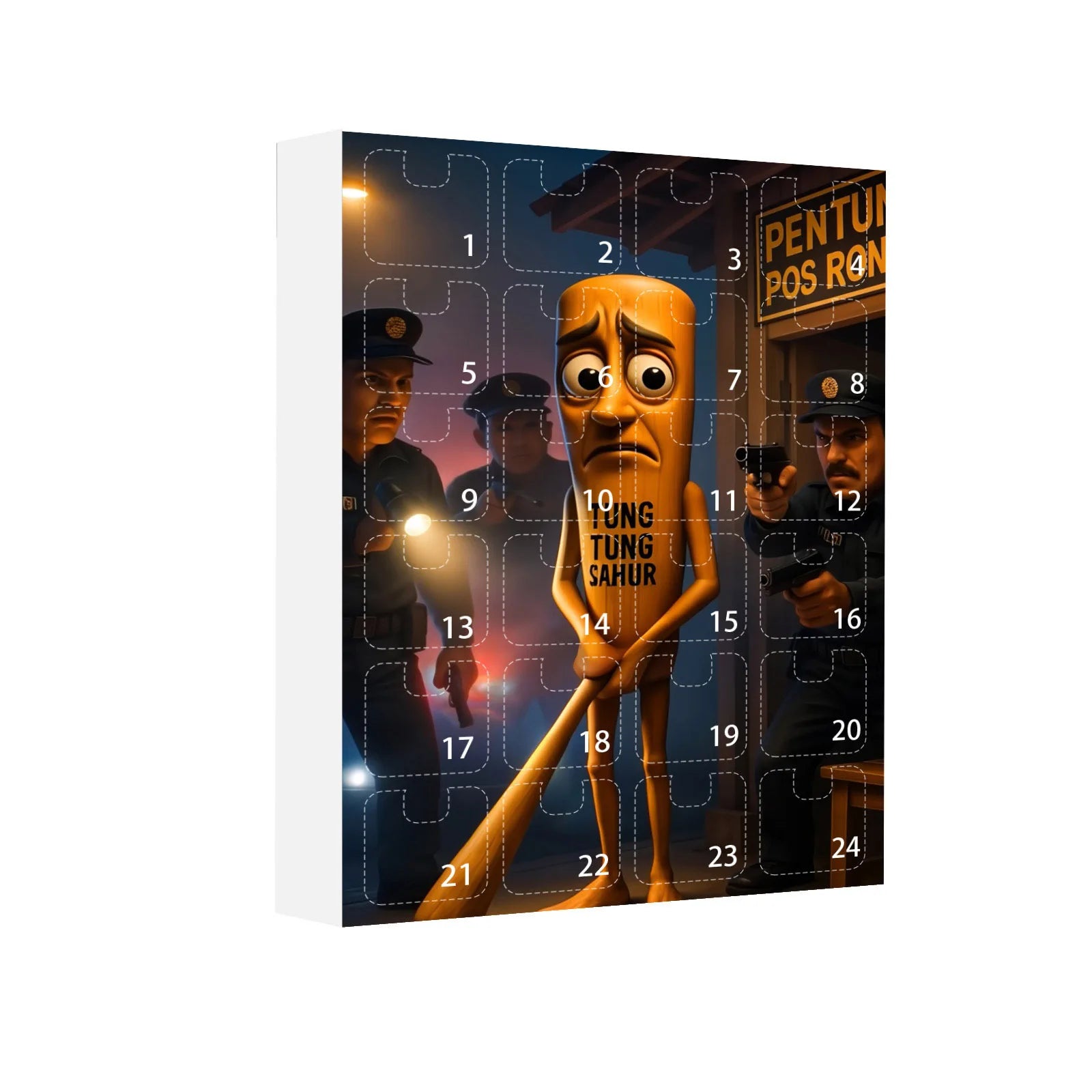 Brainrot Italien Calendrier Avent Acryliques Figurines Exclu by Mon Labubu