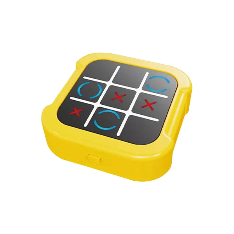 1 Stück elektronisches Tic-Tac-Toe-Schachbrett, multifunktionales Lernspielzeug für Kinder, interaktives Denkspiel, Spaß für Eltern und Kinder