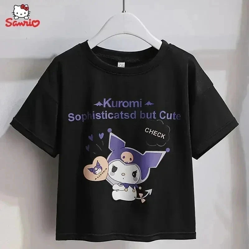Kuromi – Ensemble T-shirt et jupe