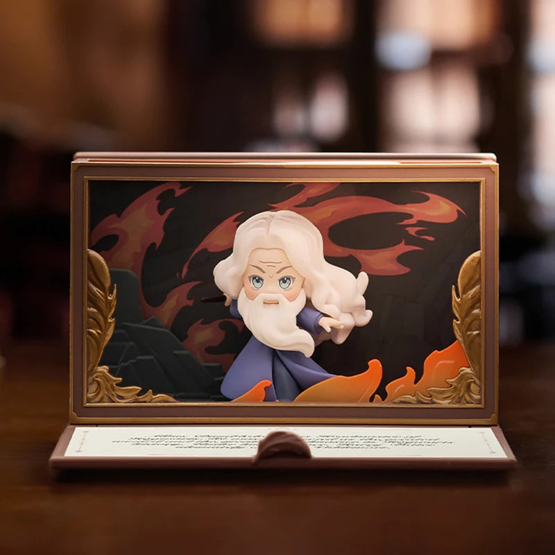 POPMART Harry Potter Poudlard série biographique boîte aveugle devinez sac jouets originaux poupée mignon Anime Figure ornements cadeau