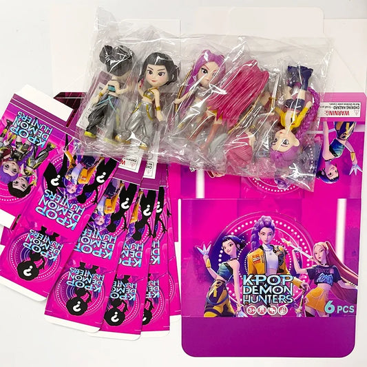Kpop – figurines de chasseurs de démons en Pvc, Collection de statues, modèle Rumi Mira Zoey, boîte aveugle, jouets pour garçons et filles, cadeau de noël et d'anniversaire, nouveau