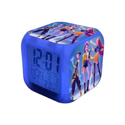 Elektronischer Wecker mit Nachtlicht, Kawaii-Dekoration, Mira Jinu Zoey