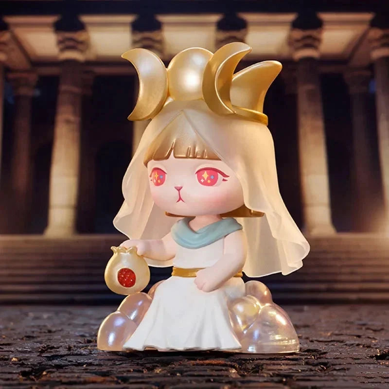 POP MART Mysteriöse Hasen-Tarot-Serie Blindbox Überraschungsbox Guess Bag Spielzeug Niedliche Puppe Anime Figur Schreibtischdekoration Kollektion