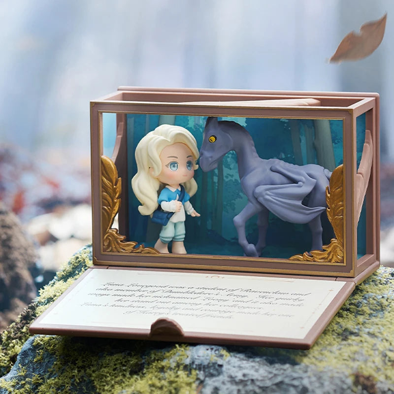 POPMART Harry Potter Poudlard série biographique boîte aveugle devinez sac jouets originaux poupée mignon Anime Figure ornements cadeau