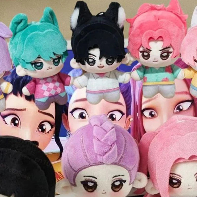 KPOP chasseurs de démons en peluche porte-clés poupée Zoey Rumi Saja garçons k-pop fille groupe porte-clés étudiants sac à dos pendentif suspendu Fans cadeau