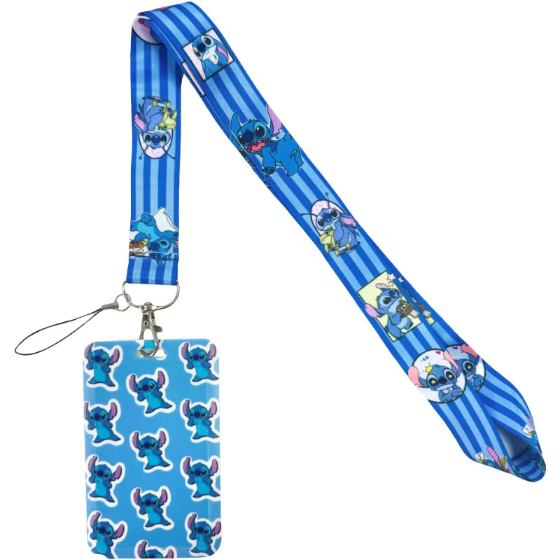Anime Schlüsselband mit Ausweishalter – Multifunktionale Lanyard zum Umhängen