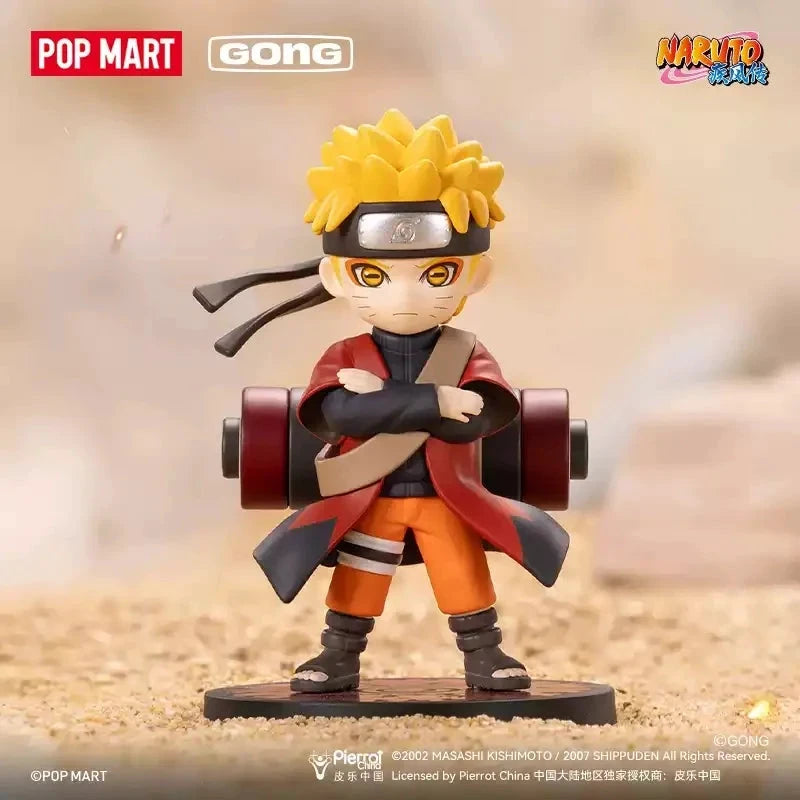 Pop Mart Figurine PVC Naruto Shippuden Akatsuki Arc Boîte Aveugle