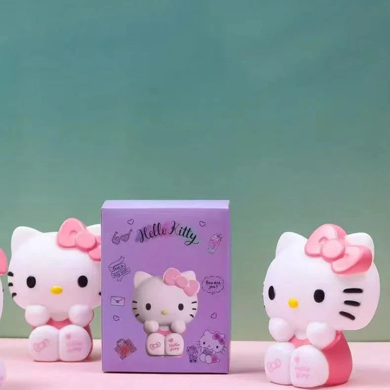 MINISO Kawaii Touch Nachtlicht – Hello Kitty und Stitch und Kuromi