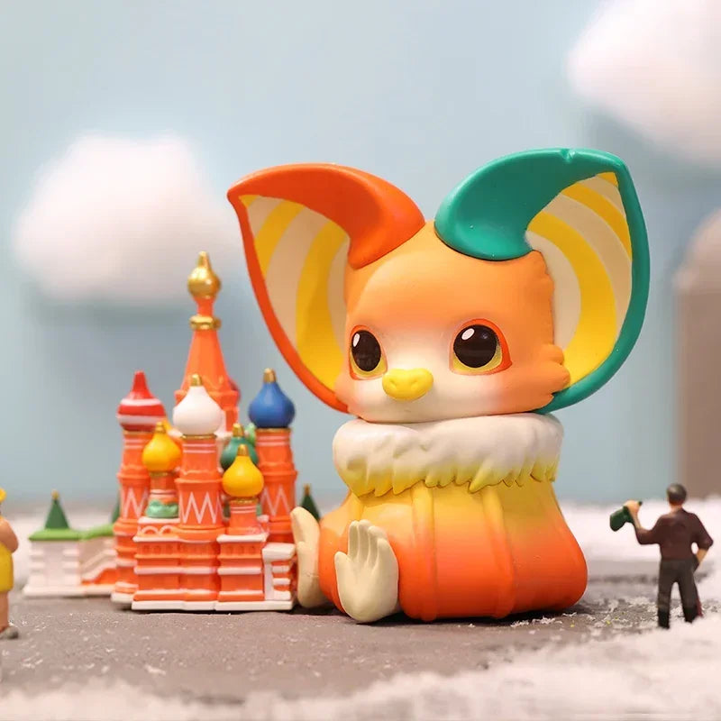 POP MART Yoki voyage autour du mot série boîte aveugle jouets Kawaii Anime figurine Surprise boîte mystère poupées…