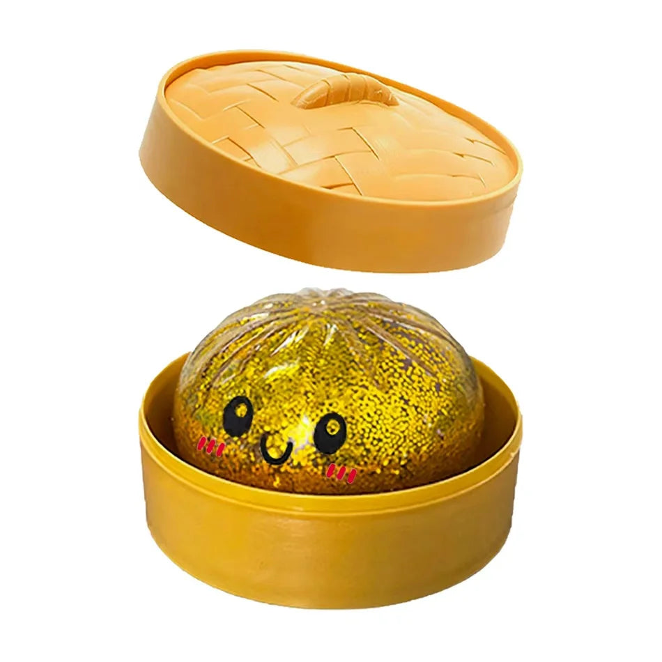 Glitzer-Dumpling Squishy Anti-Stress – Set mit 1 bis 12 Stück