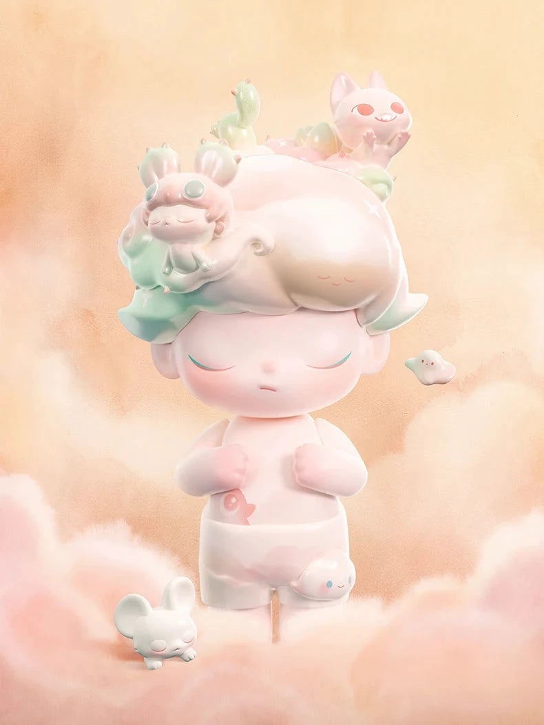 POP MART MEGA JUST DIMOO 400% Born by Dreams Serie Blindbox Guess Bag Schreibtischdekoration Niedliches Modell Geschenk Mädchenspielzeug Anime