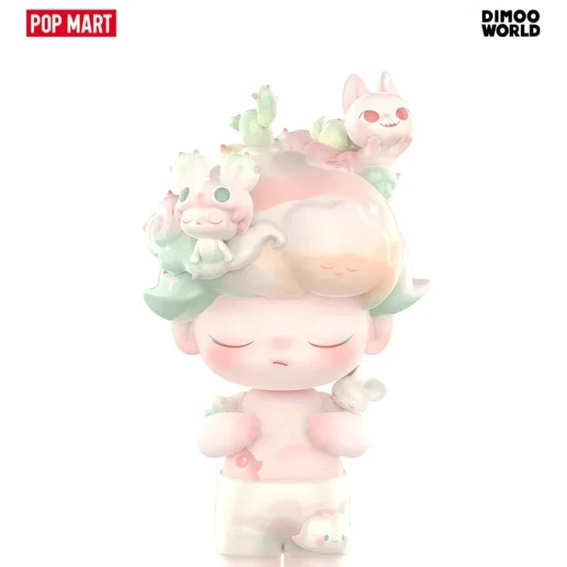 POP MART MEGA JUST DIMOO 400% Born by Dreams Serie Blindbox Guess Bag Schreibtischdekoration Niedliches Modell Geschenk Mädchenspielzeug Anime