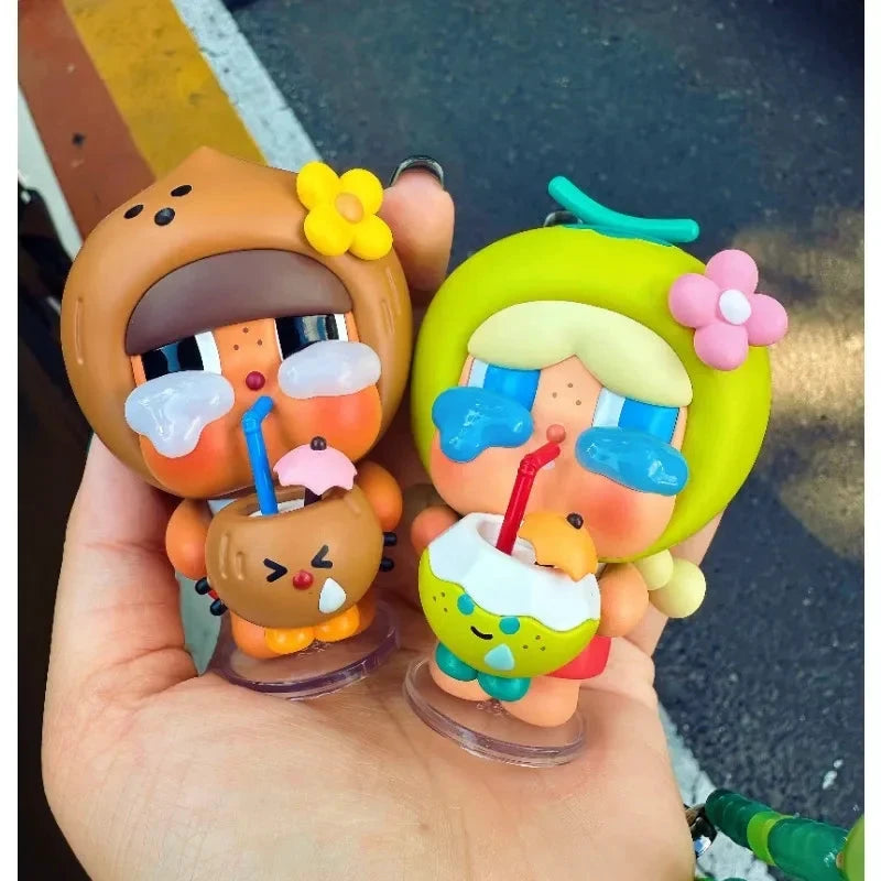 POP MART Crybaby Popbean Coconut King & Coconut Green Hanging Card