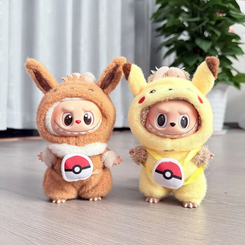 Labubu Kostümset, vier Stile, Pikachu-Maßstab 1 von 12