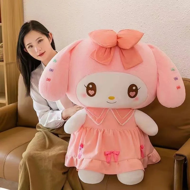 Kuromi Plüschtier Lila Kleid – Sanrio Melody Kawaii 30cm
