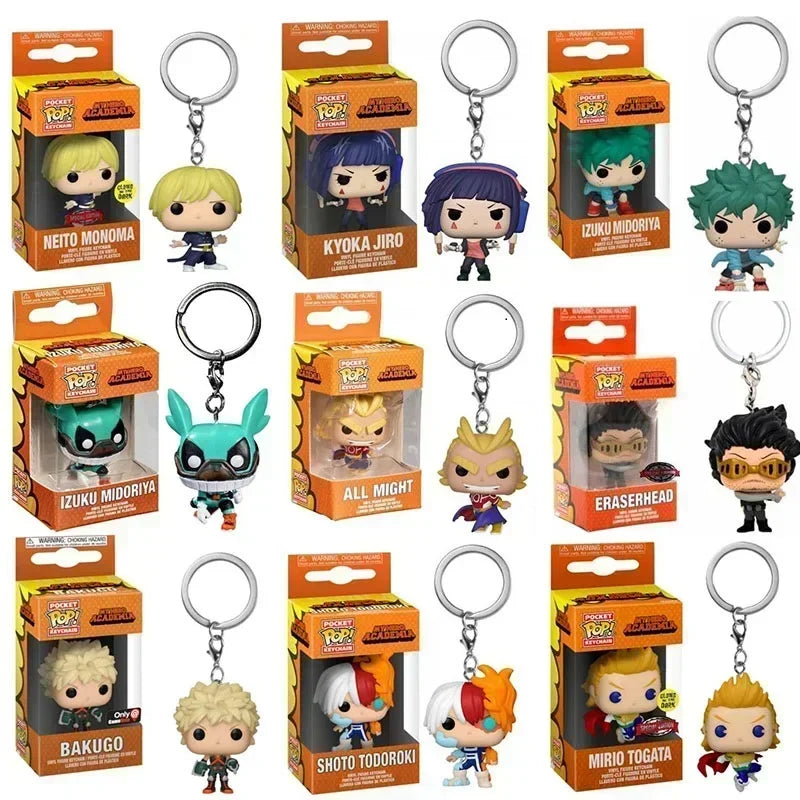 Funko POP Porte Clés My Hero Academia Collection Edition Limitée Exclusivité Toga Kurogiri Deku Shigaraki by Mon Labubu