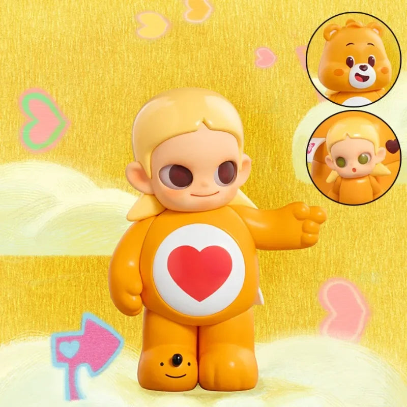 POPMART CareBears x Zsiga série boîte aveugle devinez sac décoration de bureau modèle mignon cadeau fille sac aveugle jouets Figure d'anime